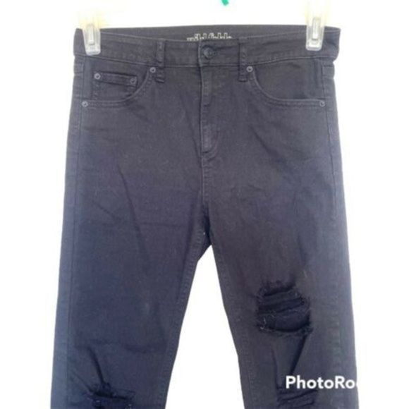 Wild Fable Womens Size 2 Jeans Pants High Rise Skinny Stretch Distressed Destroy - Picture 3 of 12